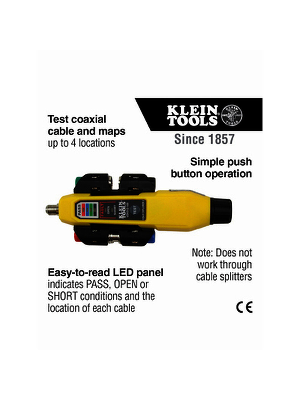 Coax Tester Tracer Mapper with Remote Kit, Test up to 4 Locations, Explorer…